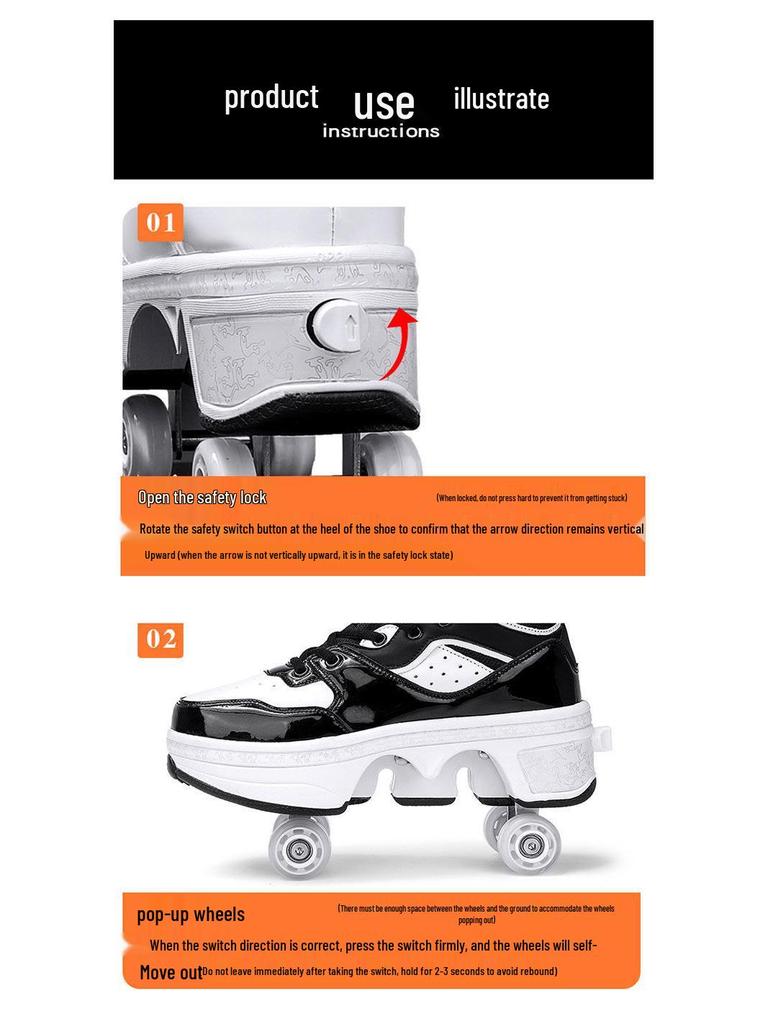 XSZ Παιδικά Πατίνια Τεσσάρων Τροχών: Κουλ, Αναδιπλούμενα Πατίνια για Παιδιά και Ενήλικες