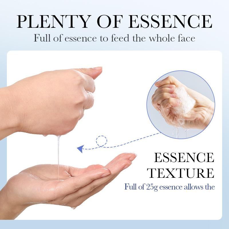 SADEOR Hyaluronic Acid Ampule Essence Pleťová maska ​​Hydratační hydratační maska