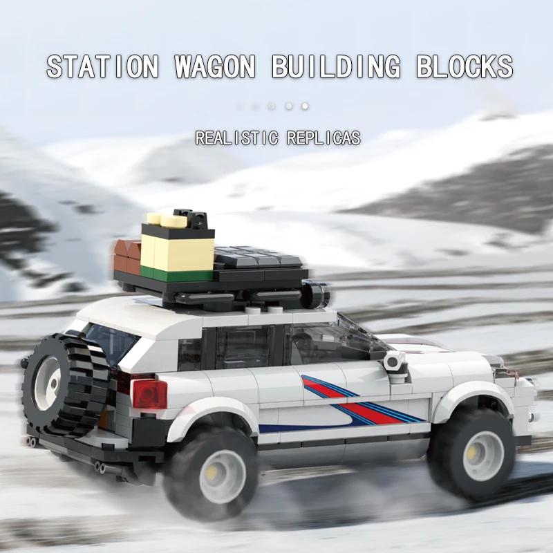 406PCS City Geländewagen Bausteine Rennwagen Modell Steine Sammlung Ausstellung Kinder Pädagogisches DIY Spielzeug Weihnachtsgeschenke