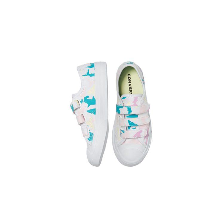 Converse Jack Purcell Low Easy-On PS 'Shark Bite - White' 368145C