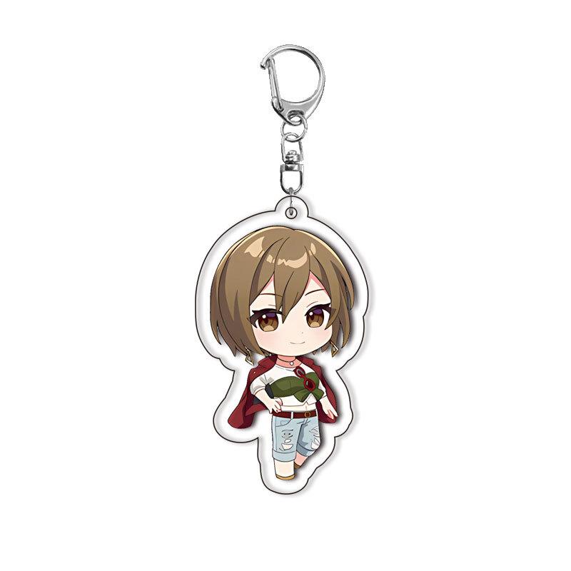 World Project Acrylic Keychain Game Related Products Girl Gift Key Rings Souvenir Cute Pendant