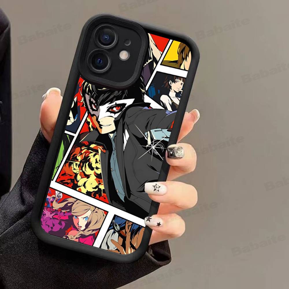 1pc Classic P-PersonaS Video Game Phone Case For IPhone 17 16 15 14 13 12 11 Pro Max Mini Plus Soft TPU Back Cover
