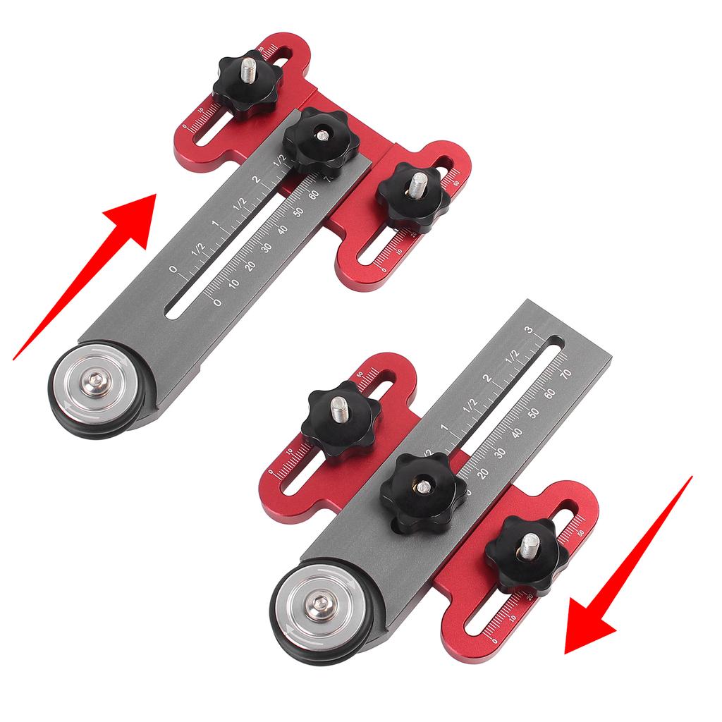 Woodworking Multi-purpose Feather Loc Boards Saw Table Pressing Feeder Guider Carpentry Safety Pushing Tools Aluminum Alloy