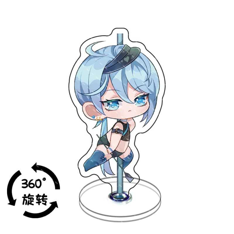 Creative Cartoon Game Anime NU: Carnival Love Pop Acrylic Stand Aster Figure Eiden Statue Garu Desk Ornaments Fans Collect Gifts