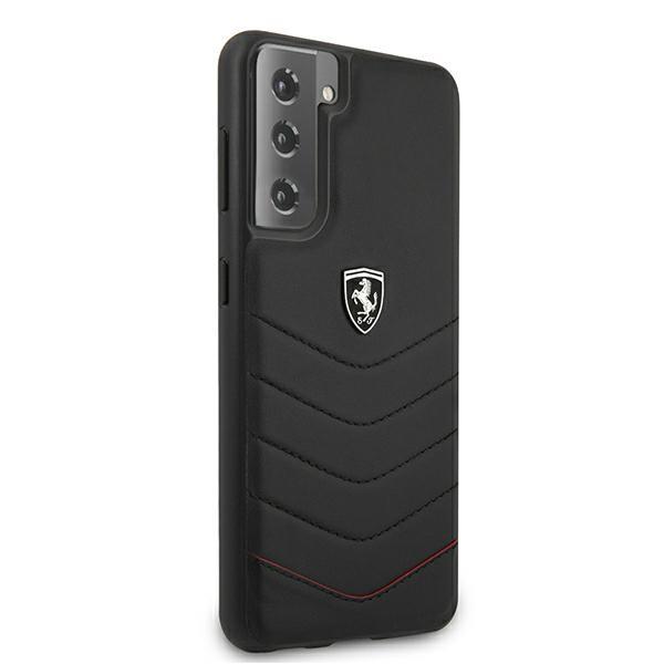 Ferrari Fehquhcs21Mbk S21+ G996Czarny/Black Hardcase Off Track Quilted