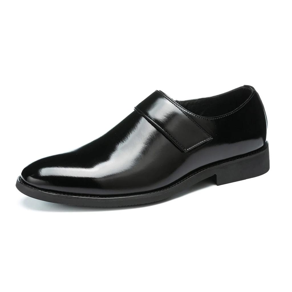 New Purple Formal Shoes for Man Pointed-Toe Men's Dress Shoes Comfortable Slip-On Social Shoes Male Zapatos De Vestir Hombre