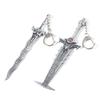 Game Doom Keychain Eternal Crucible Blade Pendant Sword Eternal Judgment Pendant Keyring for Women Men Jewelry Backpack Gifts