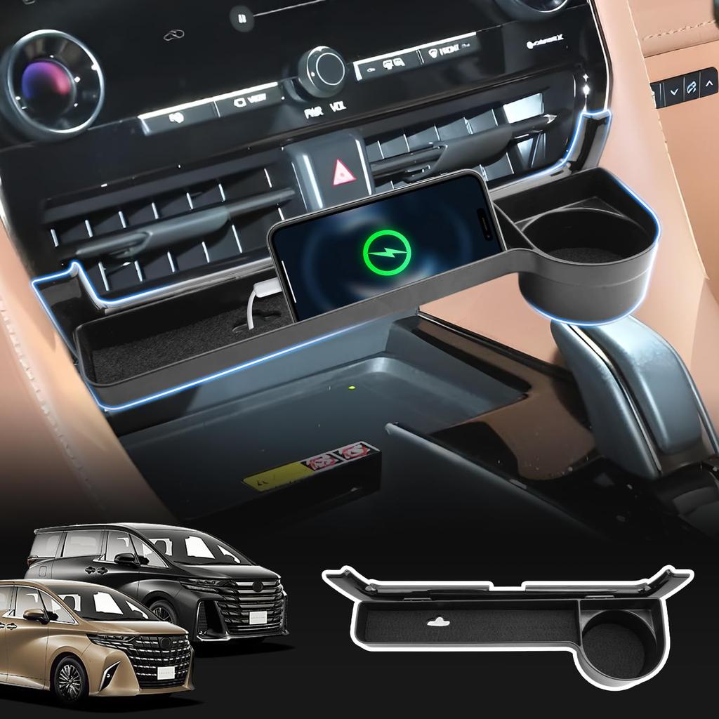 SXCY Toyota Alphard 40 Series Dedicated Air Conditioner Vent Vellfire 40 Series Drink Center Console Small Item Interior Easy Custom Interior Parts