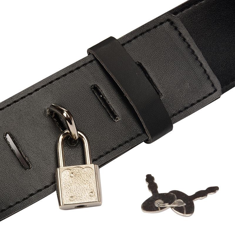 Muži Bondage Kožené Sexy Oblečení Brnění Penis Prsten Fetiš BDSM Slave Femdom Cosplay pro sexuální kostým