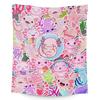 Cartoon Axolotl Blanket Kawaii Ocean Animal Throw Blankets for All Season Seaweed Aquarium Soft Flannel Sofa Blanket for Kids