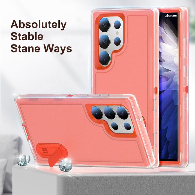 Für Samsung S23 Ultra Anti-Drop Stand Funktion Matte Fall Für Samsung Galaxy S23 Ultra S 23 Plus Harte starke Telefon Tasche Funda