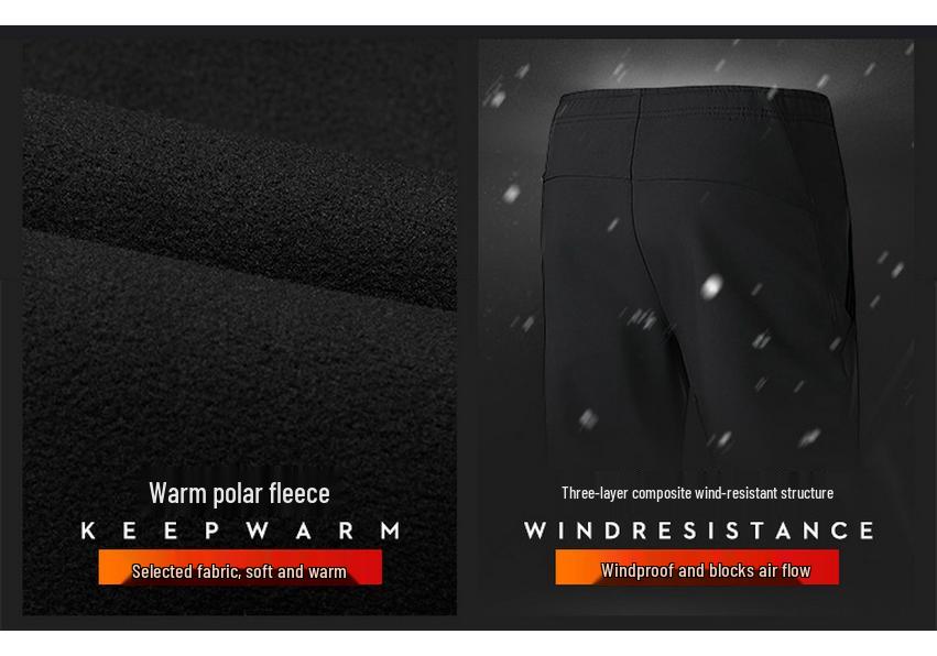 New Autumn/Winter Outdoor Fleece Windproof Skiing & Mountaineering Pants for Couples - Four-Way Stretch Softshell, Unisex.
