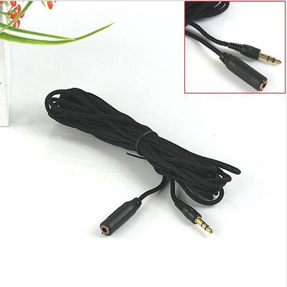 For Lead 1.5M To F/M 4.9ft Cord Headphone Male Cable Extension Stereo 3.5mm