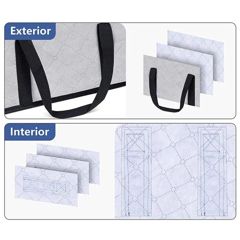 Hat Storage Box Bedroom Wardrobe Organizer Transparent Large Capacity Caps Storage Box Dustproof Waterproof Clothing Storage Bag