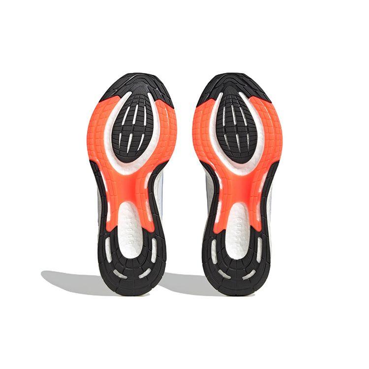 Adidas PureBoost 22 Blue Dawn Solar Red Herren Sneakers Weiß Cloud-Weiß Core-Schwarz HQ8589