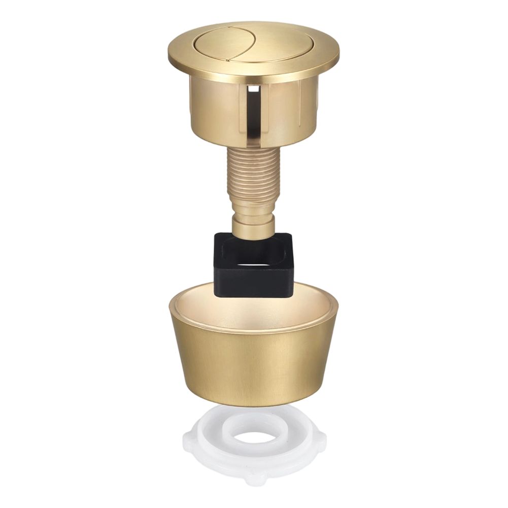 Replacement Toilet Flush Button Kit Dual Flush for 20mm and 40mm Cistern Lid Holes Designed for Water Efficiency