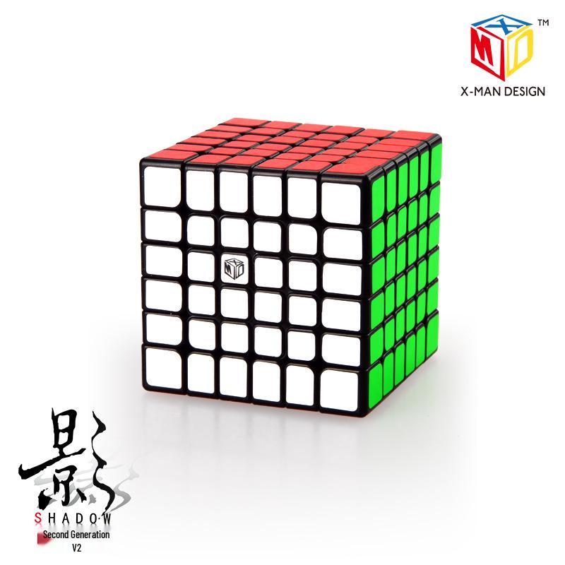 Qiyi Shadow Six-Layer M 6x6x6 v2 Магнитный кубик Рубика для скоростной сборки