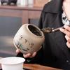 Deou Xingguang Large Handmade Ceramic Tea Caddy