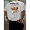 Kawaii Sushi Cartoon Oversized T-Shirt Funny Japanese Back Print Tees Casual Cotton Tops for Anthropomorphic Foodies