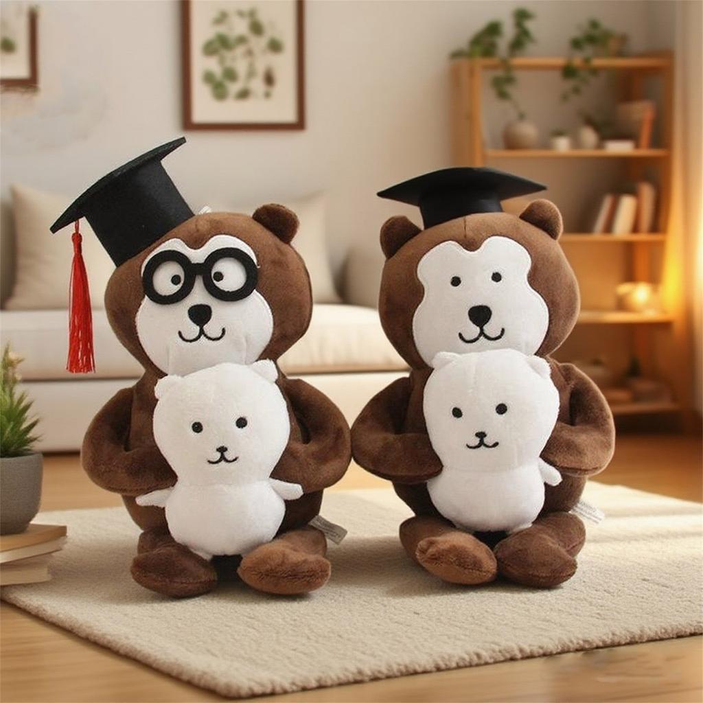 Malay Bear Potato Cake Doll Plush Toy Japanese Cartoon Bag Pendant Doll