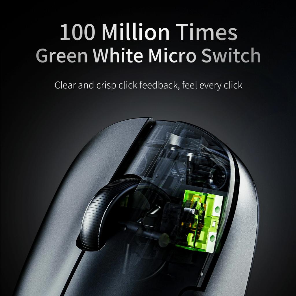 Ajazz AJ159 NL Wireless Ergonomic Gaming Mouse 12000DPI Lightweight High Precision for Esports PC Gamers