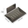 Space Aluminum Soap Dish Holder Wall Mounted Shower Soap Saver Heavy Duty Soap Tray  for Bathroom