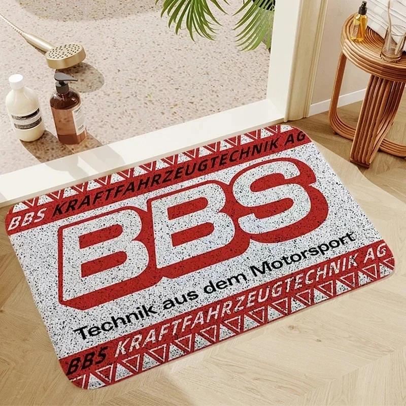 Retro Classic Racing Car Wheel DoorMat, Non-slip Carpet, Suitable for Living Room, Bedroom, Bathroom, Holiday Home Decoration