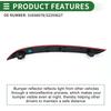 Motoforti Durable Red Plastic Bumper Reflector Side Markers for Volvo XC60 2018-2021 (Product Numbers 31656678/32293627)