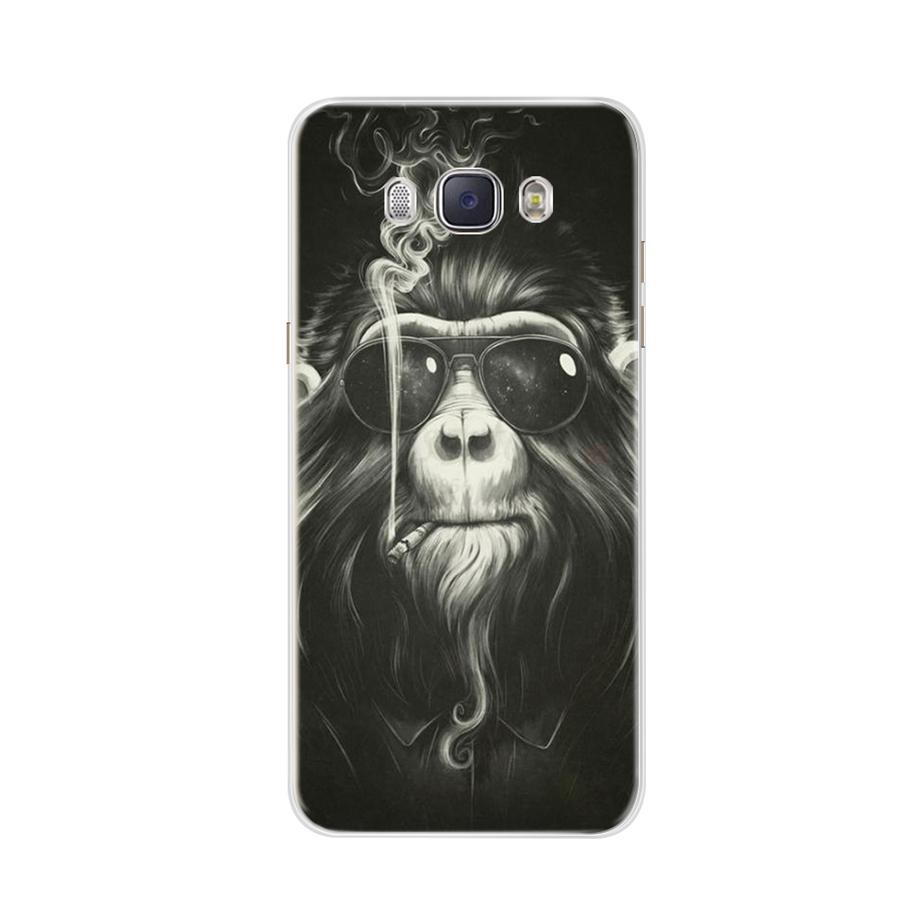For Coque Samsung Galaxy J5 2016 Case Phone Back Cover Flower Silicone Case for Samsung J5 2016 J510 J510F Protector Cover Cases
