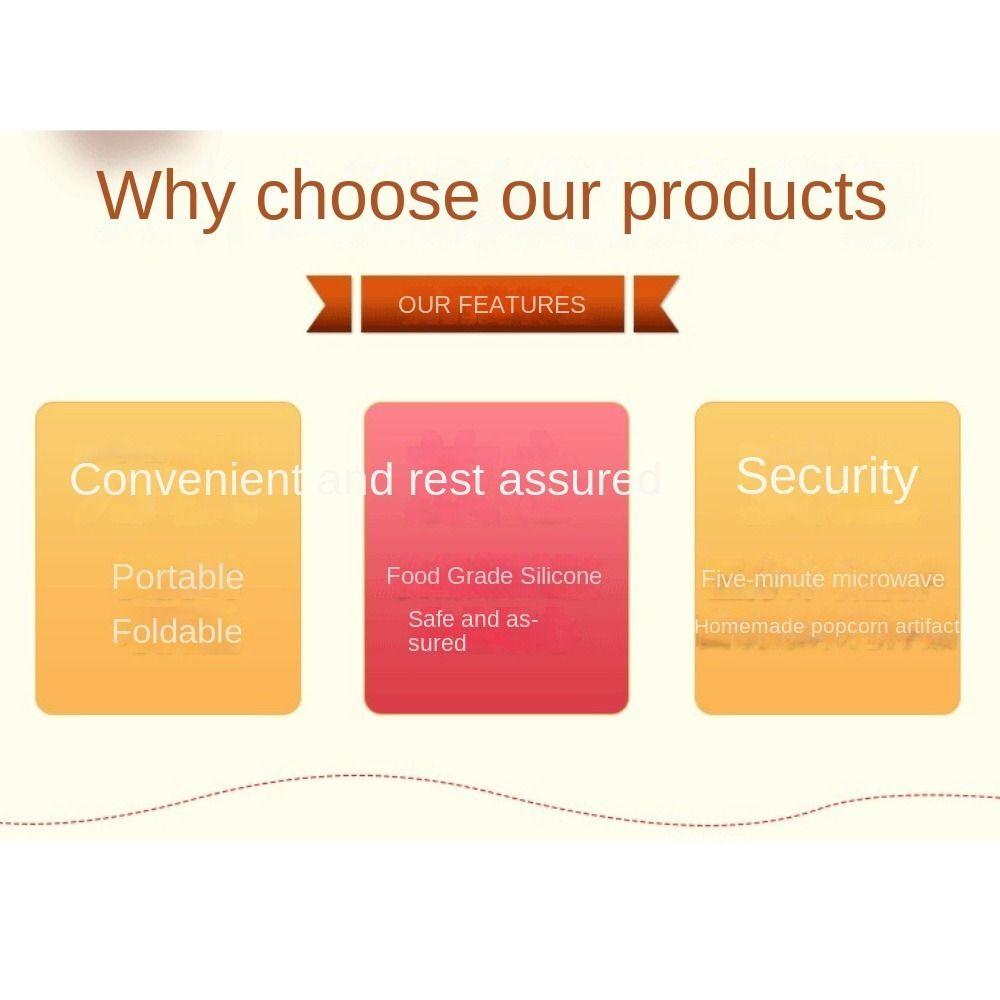 DIY Microwave Popcorn Bowl Bucket Red Fruit Dish Popcorn Maker with Lid Chips  Family