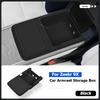 For Geely ZEEKR 9X 2025 2026 Car Center Console Armrest Storage Box Case Silicone Organizer Case Car Accessories Dustproof Pad
