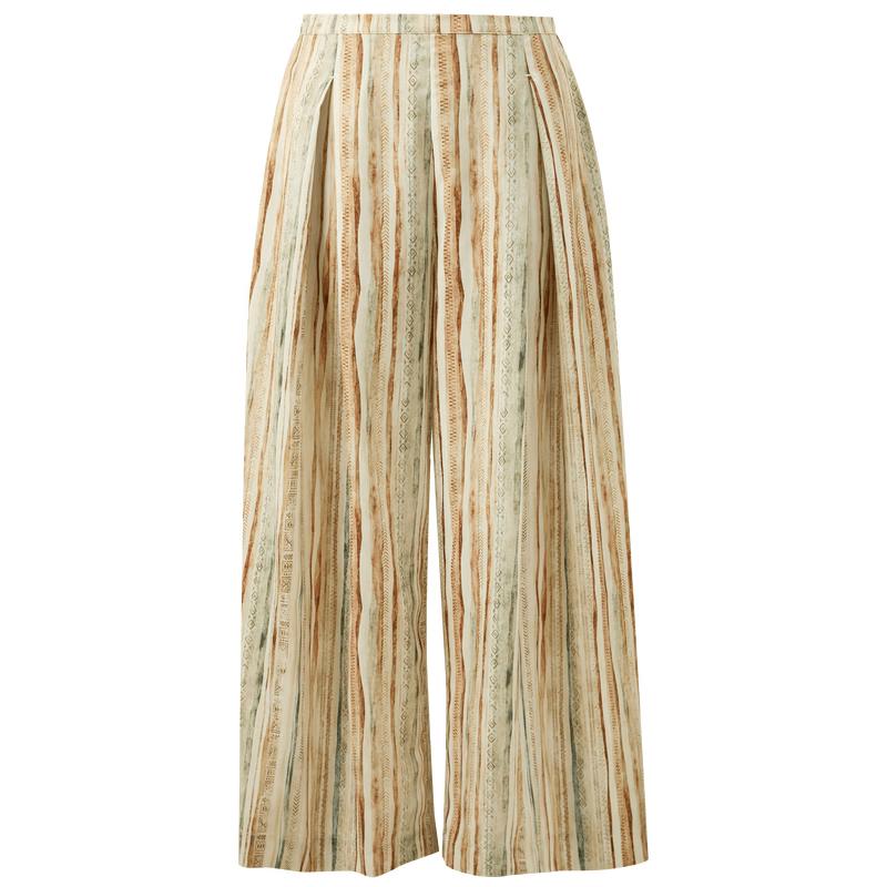 Sancai French Riviera Striped Wide-Leg Casual Pants XL