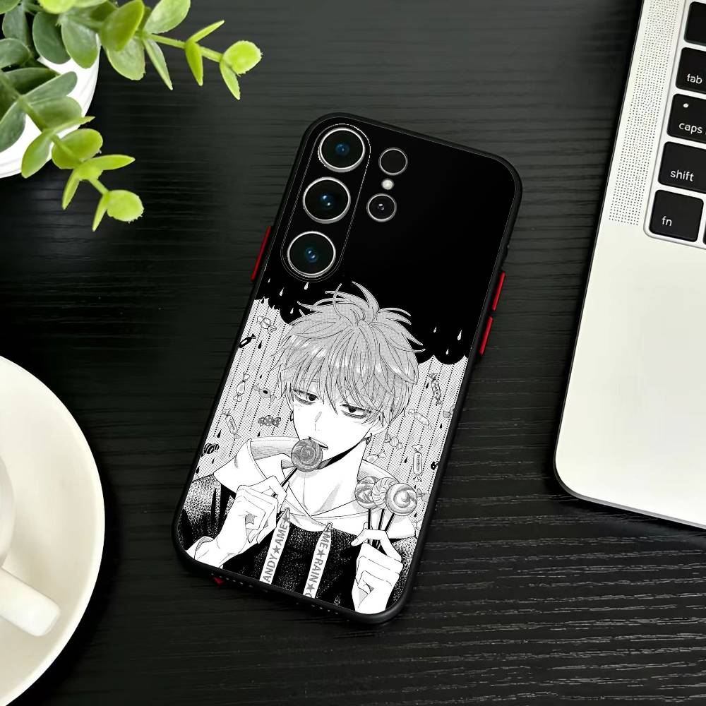 N-Tamon's B-Side Phone Case For Samsung S26,S25,S24,S23,S22,S30,S21,Ultra,Plus,FE 5G Black Soft Cover