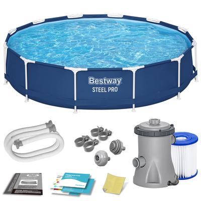 Piscină de grădină cu cadru 366 x 76 cm 7-în-1 Bestway 56681