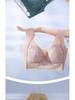 884 Lace Seamless Push-Up Bra for Women - Wirefree, Anti-Sag, Plus Size, Breathable, Thin Vest Design