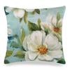 Watercolor Roses and Butterflies Digital Printing Short Plush Pillow Covers for Car Sofa Office Cushion Cover Home Goods