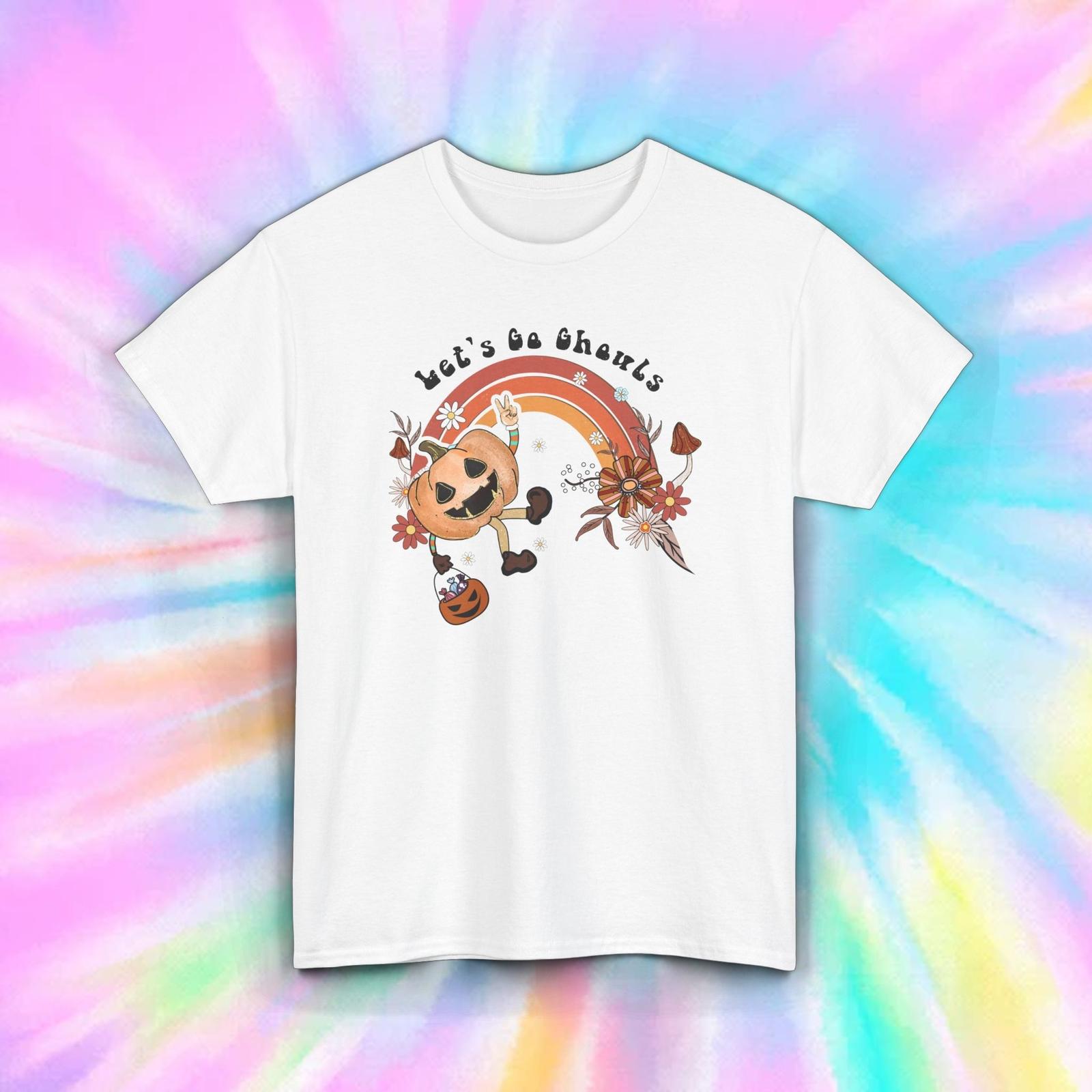 Let s Go Ghouls T-Shirt | Halloween Pumpkin Design | Cute Spooky Tee Gift S разноцветный