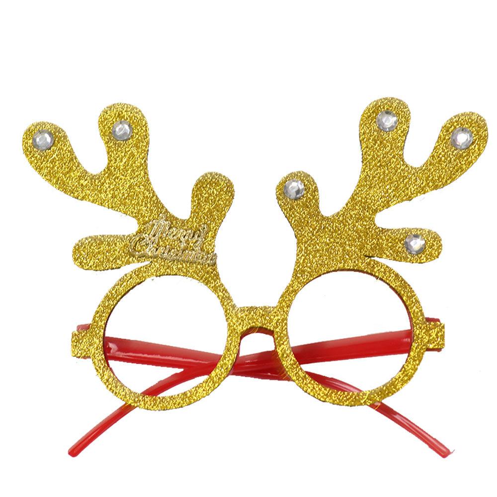Handmade Plastic Colorful Christmas Glasses Perfect For Kids Featuring Cheerful Santa And Designs Reindeer