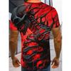 Trendy and Fashionable 3D Printed T-shirt Round Neck Short Sleeved Top Skull Series Men's T-shirts