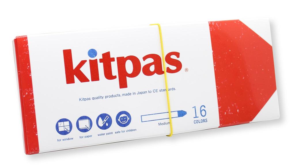 Nippon Rikagaku Kitpas Medium 16 Farben Körper KM-16C Größe 11x75mm/16 Farben/156g