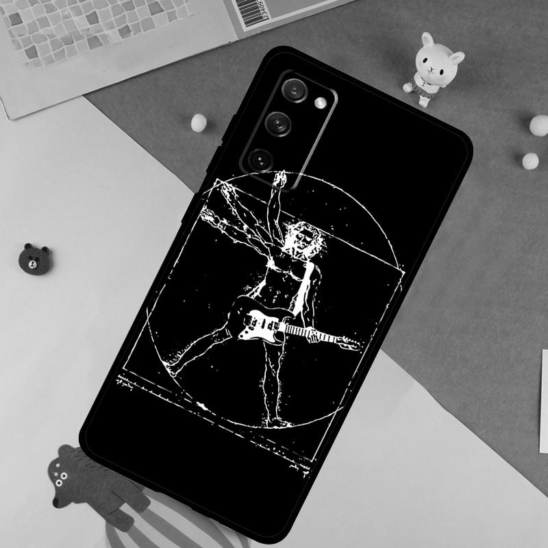 Rock Roll Skull Soft Case For Samsung Galaxy S24 Ultra S9 S10 S20 S22 S21 Plus S23 FE S25 Ultra Funda Cover