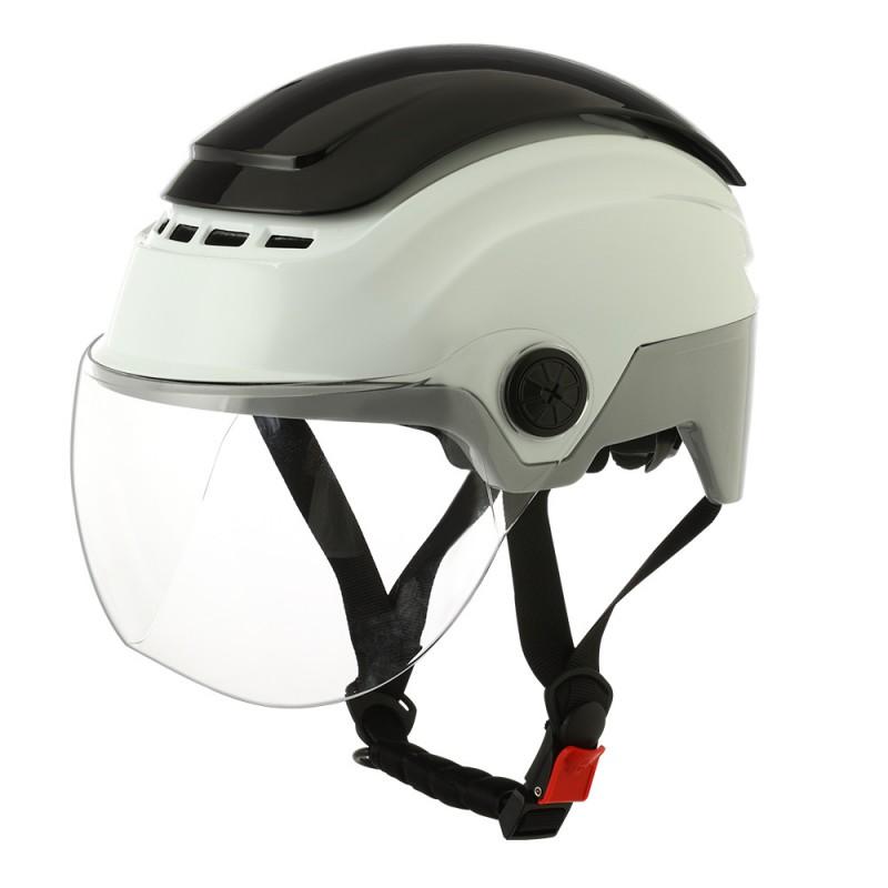 Lightweight 3/4 Motorcycle Helmet Scooter Riders Adjustable Fit Unisex Full-Season Commute Safety Gear