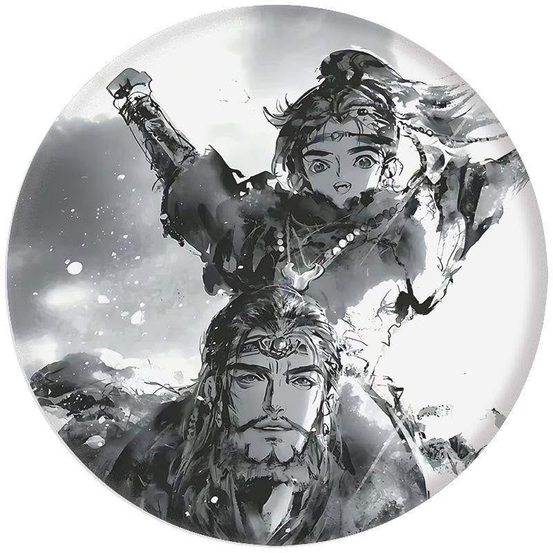 Jiang Jin Jiu Season 4 Anime Tinplate Badge - 2D Millet Pin Gift