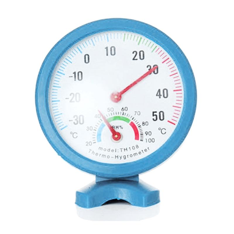 Indoor Thermometer Hygrometer Analog- 2 in 1 Temperature Humidity Monitor Gauge for Home Room Outdoor Offices 30-50℃
