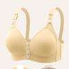 Women Front Clasp Wire Free Back Beautifying Tank Style Thin Plus Size Bra