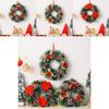 Beautiful Wreath Christmas With Artistic Pine Cone Design And Elegant Red Bow For Cheerful Decor