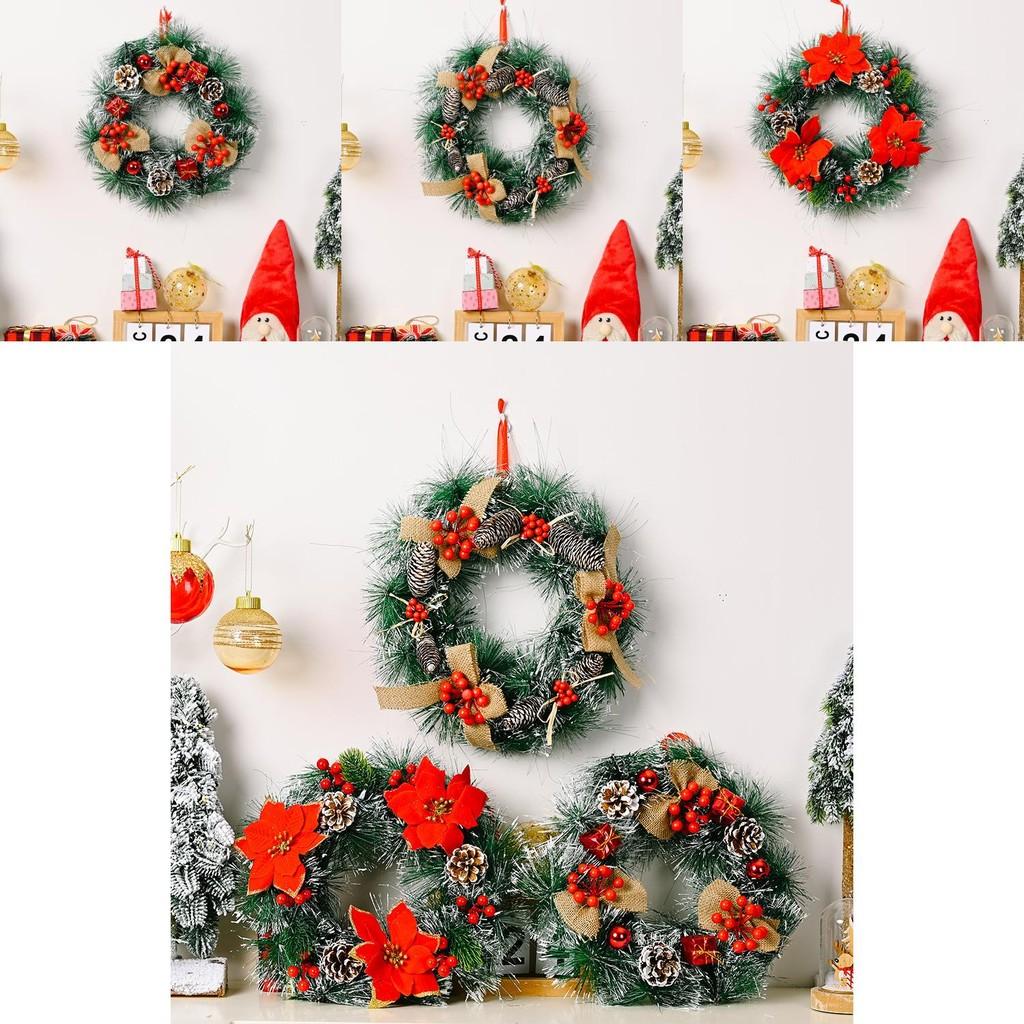 Beautiful Wreath Christmas With Artistic Pine Cone Design And Elegant Red Bow For Cheerful Decor