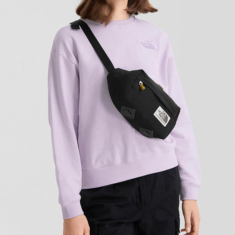 The North Face 3L Berkeley Fashion Zipper Shoulder Crossbody Outdoor Bag Unisex Bags Black 52VU-FW22-D2-84Z