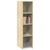 Highboard Sonoma Oak 30 X 41 X 124 Cm Particleboard