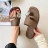 Women's Summer Roman-Style Non-Slip Flat Beach Slippers